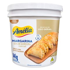 MARGARINA AMÉLIA 50% LIPÍDIOS COM SAL BALDE 14KG