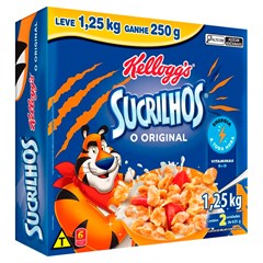 CEREAL MATINAL KELLOGGS SUCRILHOS ORIGINAL CAIXA 1,25KG