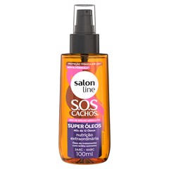 ÓLEO CAPILAR SALON LINE SOS CACHOS SUPER ÓLEOS 100ML