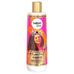 SHAMPOO SALON LINE SOS CACHOS DE REPENTE PRONTA! ULTRA GLOSS 500ML