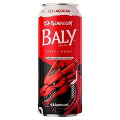 ENERGÉTICO BALY ZERO AÇÚCAR REDRAGON MORANGO COM PÊSSEGO LATA 473ML