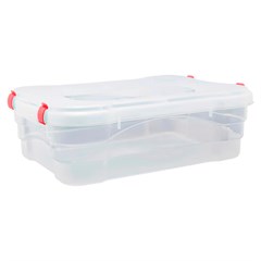 CAIXA ORGANIZADORA JAGUAR COM TRAVA 13L REF:0667T