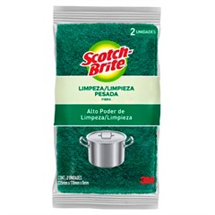 FIBRA MULTIUSO SCOTCH-BRITE LIMPEZA PESADA 2UN