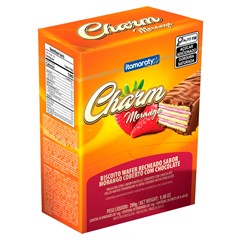 BISCOITO WAFER CHARM MORANGO 280G