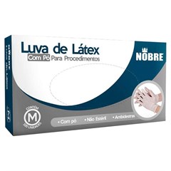 UT LUVA LATEX C/PO NOBRE G C/100UN