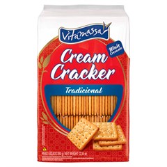 BISCOITO CREAM CRACKER VITAMASSA TRADICIONAL 350G