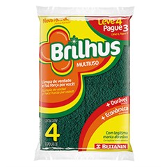 ESPONJA BRILHUS MULT 4UN