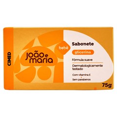 SABONETE EM BARRA INFANTIL JOAO E MARIA BARRA BEBE GLICERINADO 75G