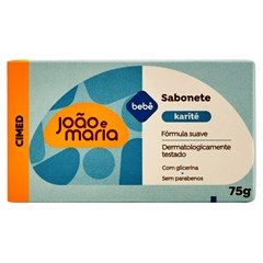SABONETE EM BARRA INFANTIL JOAO E MARIA BARRA BEBE KARITE 75G