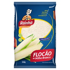 FLOCAO DE MILHO BRANCO RAINHA 500G