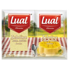 GELATINA LUAL SEM SABOR 24G