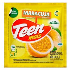 REFRESCO EM PÓ TEEN MAIS MARACUJÁ 15G