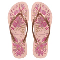 SANDÁLIA FEMININA HAVAIANAS SLIM ORGANIC ROSA 35/36