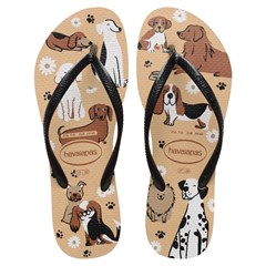 SANDÁLIA KIDS HAVAIANAS SLIM PETS MARRON 37/38