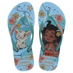 SANDÁLIA KIDS HAVAIANAS SLIM PRINCESS AZUL 27/28