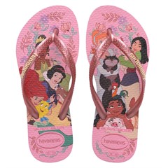 SANDÁLIA KIDS HAVAIANAS SLIM PRINCESS ROSA 27/28