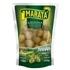 AZEITONA MARATA VERDE INTEIRA SACHET 100G