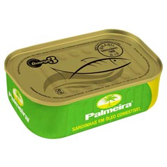 SARDINHA PALMEIRA OLEO ABRE FACIL 125G