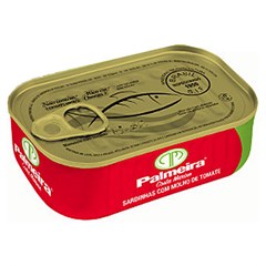 SARDINHA PALMEIRA TOMATE ABRE FACIL 125G