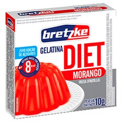 GELATINA BRETZKE  DIET MORANGO 10G