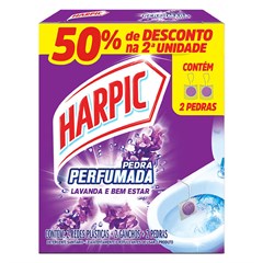 PEDRA SANITARIA HARPIC LAVANDA 50%DESC