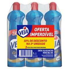 LIMPADOR VEJA MULTIUSO TRADICIONAL  KIT C/3UN 500ML
