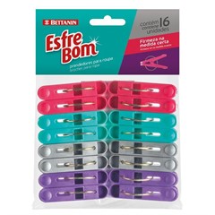 PRENDEDOR ROUPA ESFREBOM PLASTICO 24UN