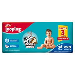 FRALDA LOOPING L.TUNES HIPER XXG 38UN