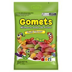 BALA DE GOMA MINHOCAS 150GR