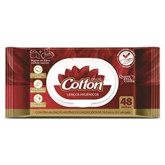TOALHA UMEDECIDA HIGIENICA COTTON 48FLS