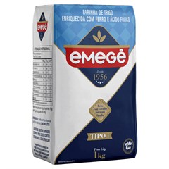 FARINHA DE TRIGO TP1 EMEGE PAPEL 1KG