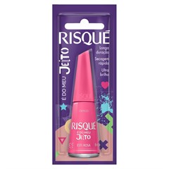 ESMALTE RISQUE CREAM MEU JEITO ESTI ROSA 8ML