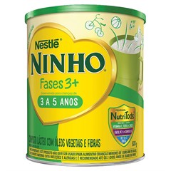 LEITE EM PO NINHO FASES 3+ LATA 800G