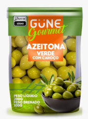 AZEITONA VERDE GUNE SACHE COM CAROÇO 100G