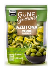 AZEITONA VERDE GUNE SACHE FATIADA 100G