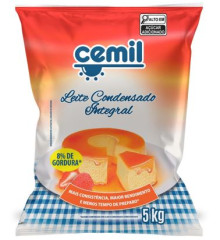 LEITE CONDENSADO INTEGRAL 8% CEMIL BAG 5KG