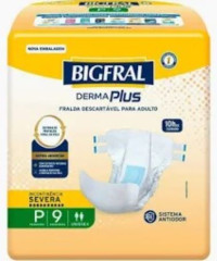 FRALDA BIGFRAL DERMA PLUS P 9UN