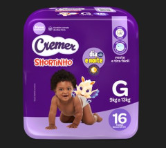 FRALDA CREMER SHORTINHO JUMBINHO G 16UN