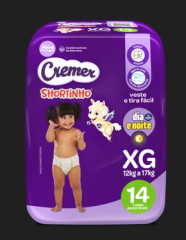 FRALDA CREMER SHORTINHO JUMBINHO XG 14UN