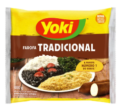 FAROFA MANDIOCA YOKI TEMPERADA 400G