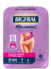FRALDA BIGFRAL ROUPA ÍNTIMA DESCARTÁVEL FEMININA MOVIMENT P/M 7UN