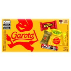 BOMBOM GAROTO SORTIDO CAIXA AMARELA 220G