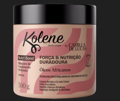 MASCARA TRATAMENTO KOLENE BY CAMILLA DE LUCAS NUTRI BOND ÓLEOS AFRICANOS POTE 500G