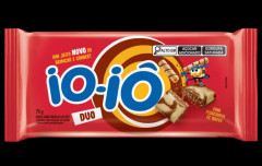 BARRA IOIO DUO CHOC AO LEITE E BRANCO 75G