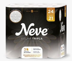 PAPEL HIGIENICO  NEVE NEUTRO FOLHA TRIPLA 20M 24UN