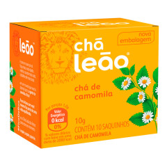 CHÁ LEÃO CAMOMILA 10SQ 10G