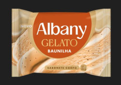 SABONETE EM BARRA ALBANY GELATO BAUNILHA 80G