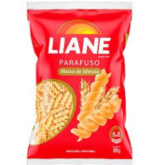 MACARRÃO LIANE MASSA DE SÊMOLA PARAFUSO 500G